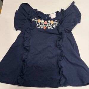 Tommy Bahama Navy Dress with Floral Embroidery